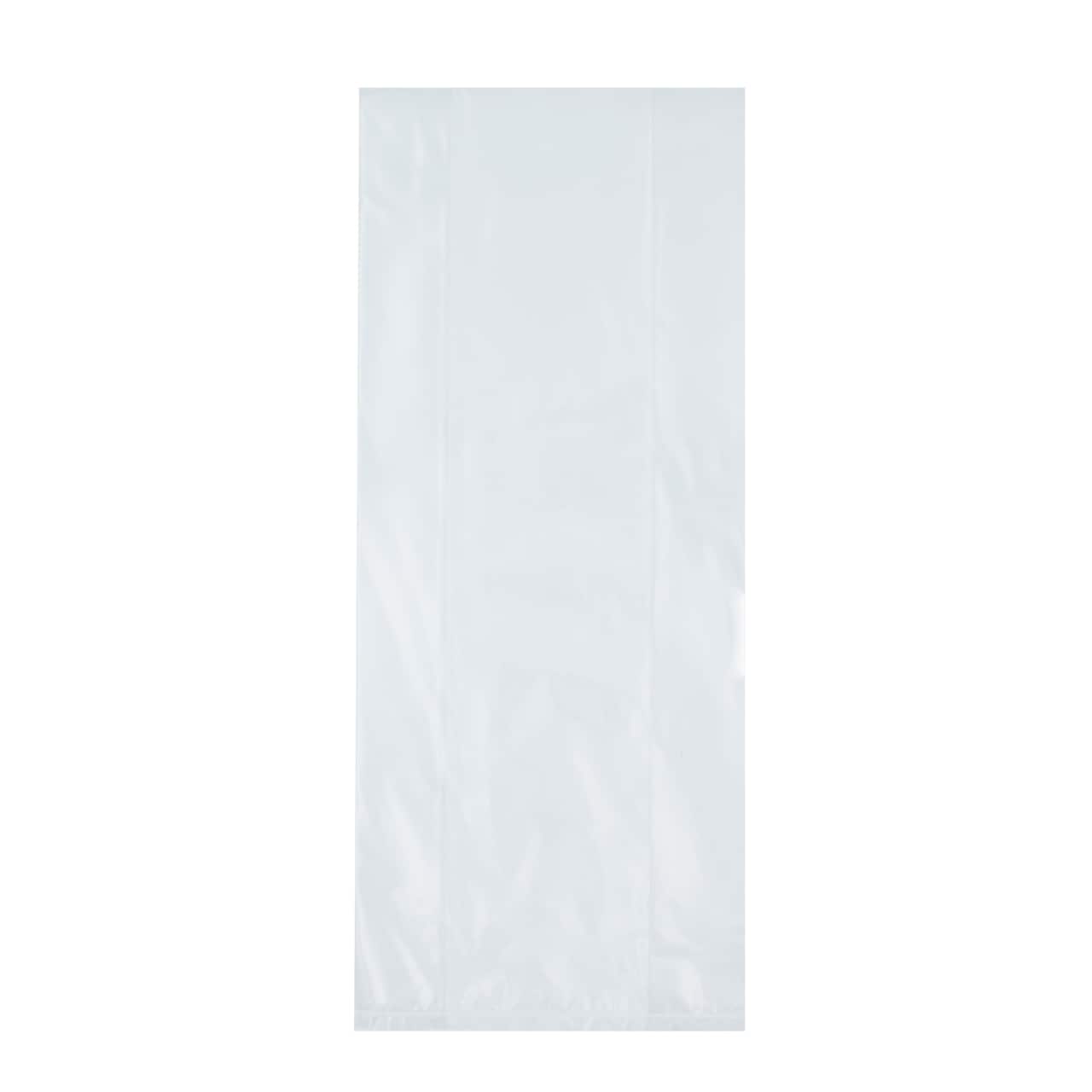 Clear Rectangle Treat Bags with Ties by Celebrate It®, 50ct.